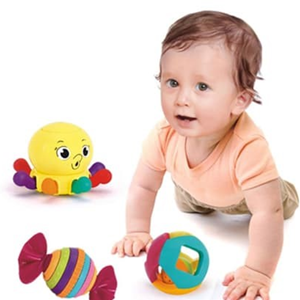جغجغه دندانگیر رنگارنگ 10 عددی هولی تویز Hola Toys مدل 939-اسباب بازی